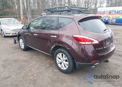 2013 Nissan Murano Sl from USA, damaged, VIN JN8AZ1MW4DW301926